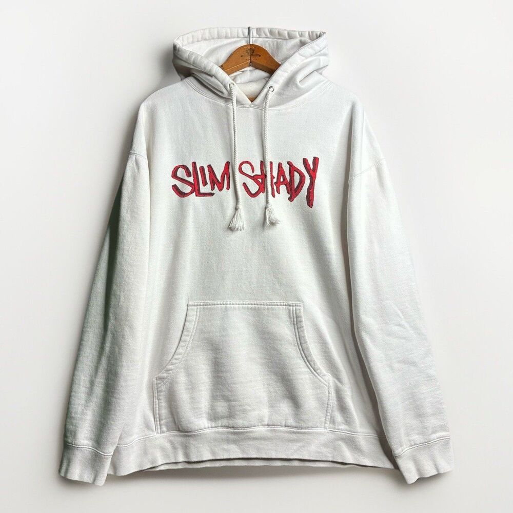 Eminem X Milinsky Slim Shady Middle Finger Hoodie Mens XL Sweatshirt Rap